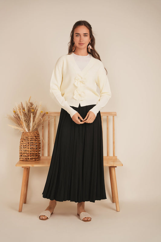 Crochet Bow Cardigan