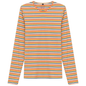 Striped V Neck Tee