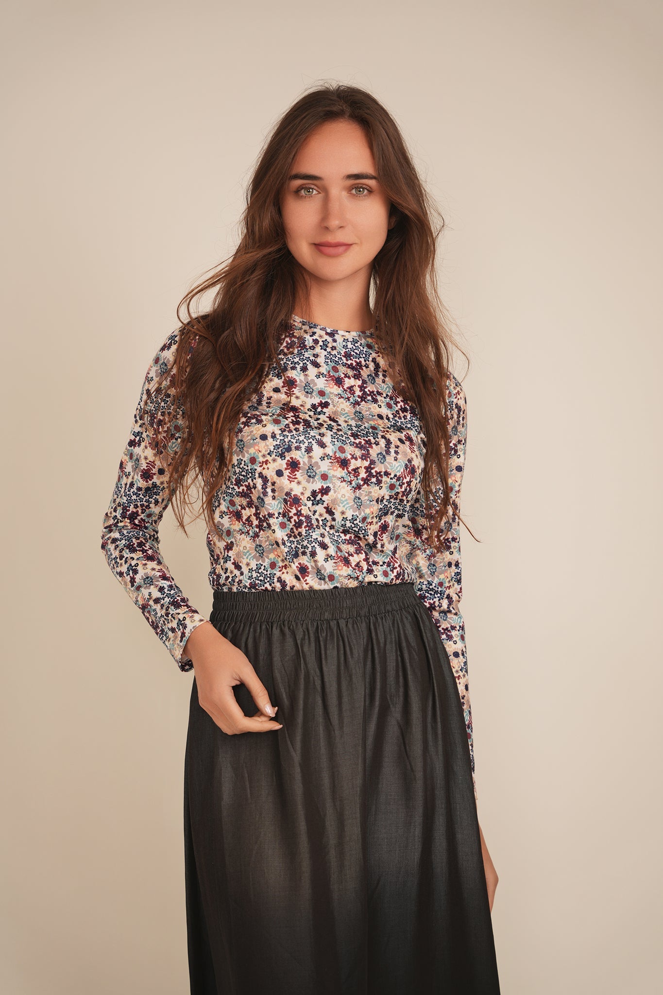 Printed Long Sleeve Tee