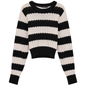 Cropped Wave Sweater