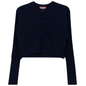 Cropped Ribbed Cardigan