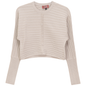 Cropped Ribbed Cardigan