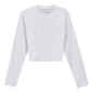 Cotton Cropped Cardigan