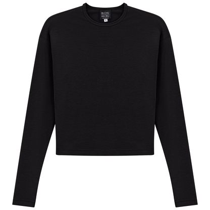 Cropped Off Shoulder Tee