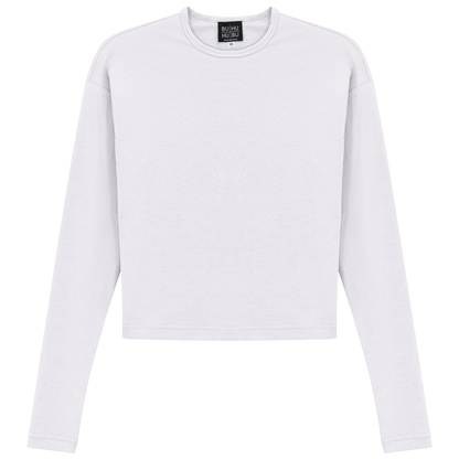 Cropped Off Shoulder Tee