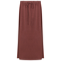 Cotton Midi Drawstring Skirt