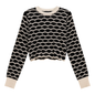 Cropped Wave Sweater