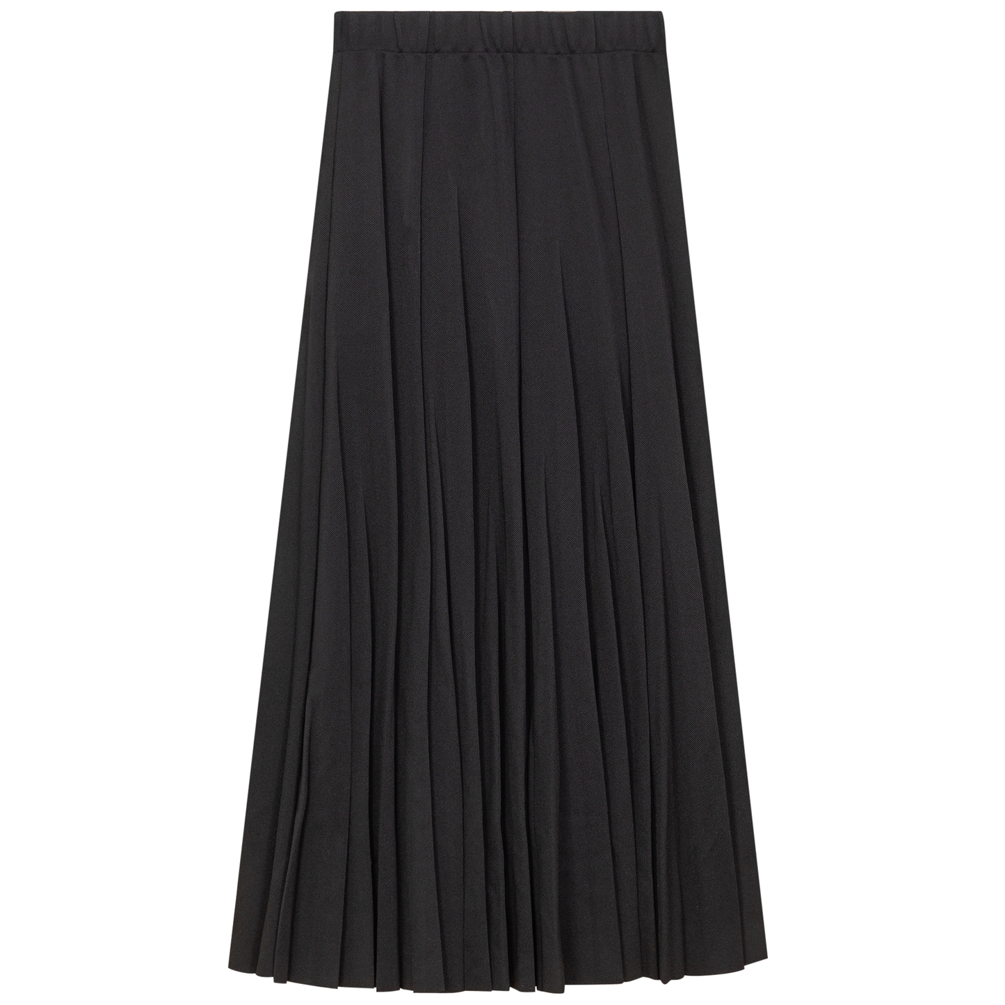 Midi Pique Burst Pleated Skirt