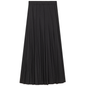 Midi Pique Burst Pleated Skirt