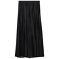 Midi Denim Burst Pleated Skirt