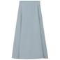 Midi A Line Crepe Skirt