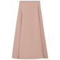 Midi A Line Crepe Skirt