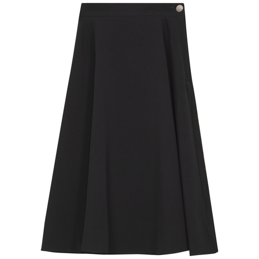 A Line Crepe Skirt
