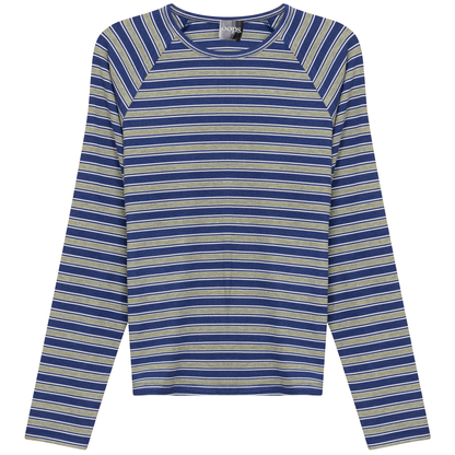 Raglan Sleeve Striped Tee