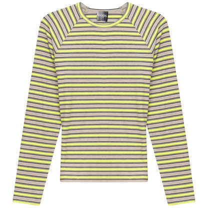 Raglan Sleeve Striped Tee
