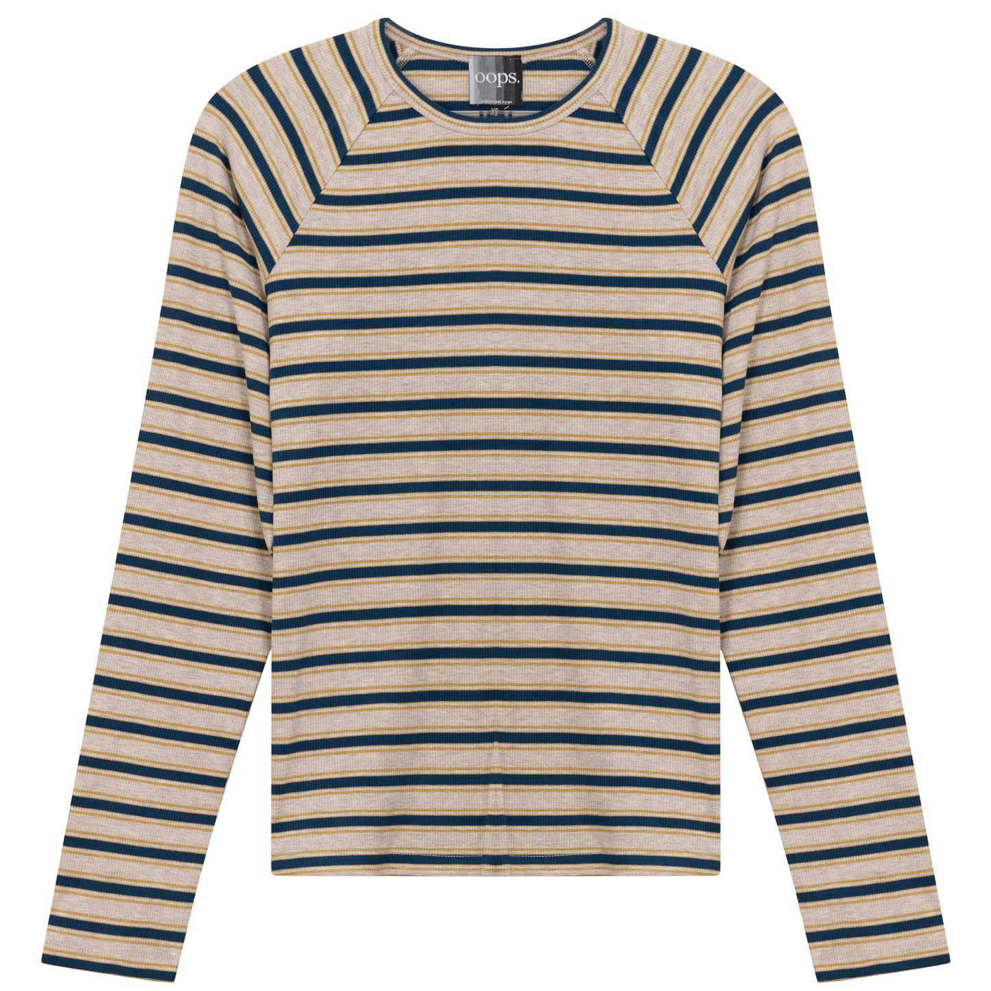 Raglan Sleeve Striped Tee