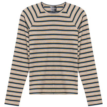 Raglan Sleeve Striped Tee