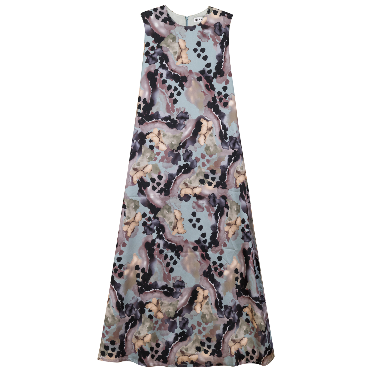 Printed Satin A Line Jumper