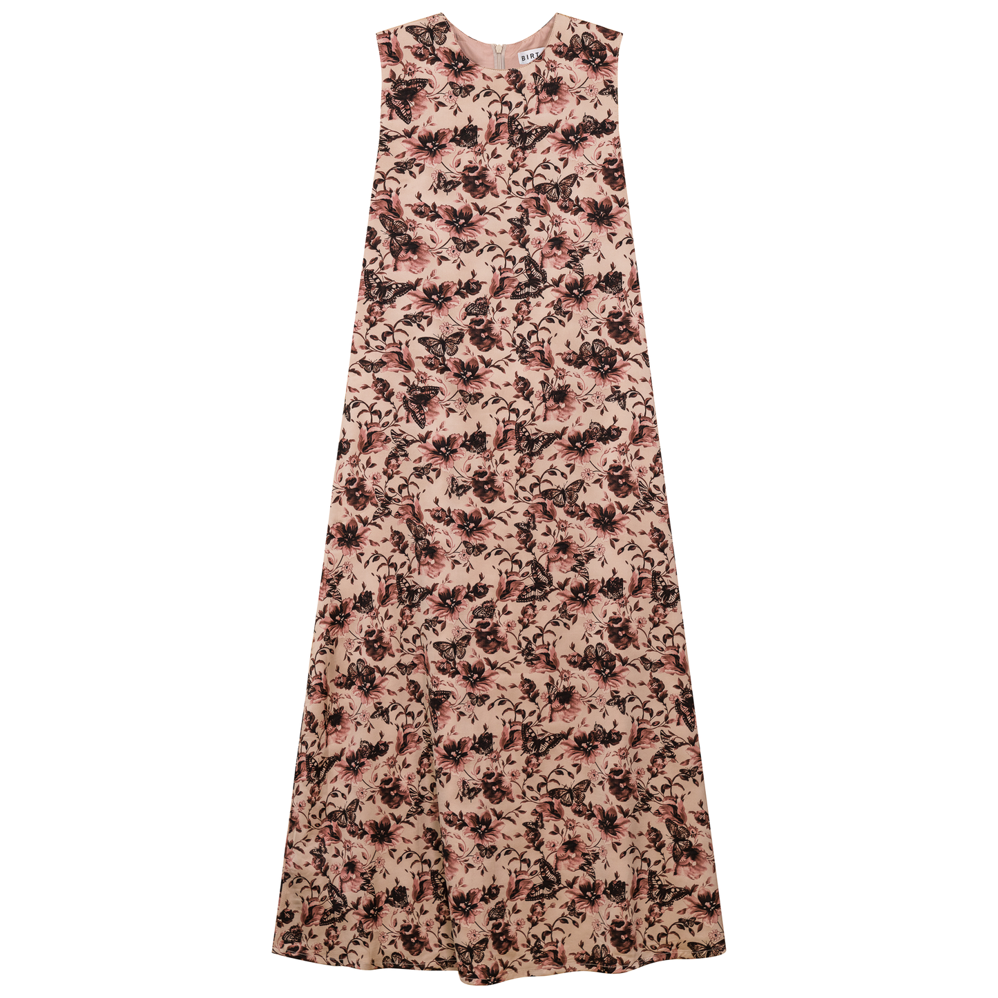 Printed Satin A Line Jumper