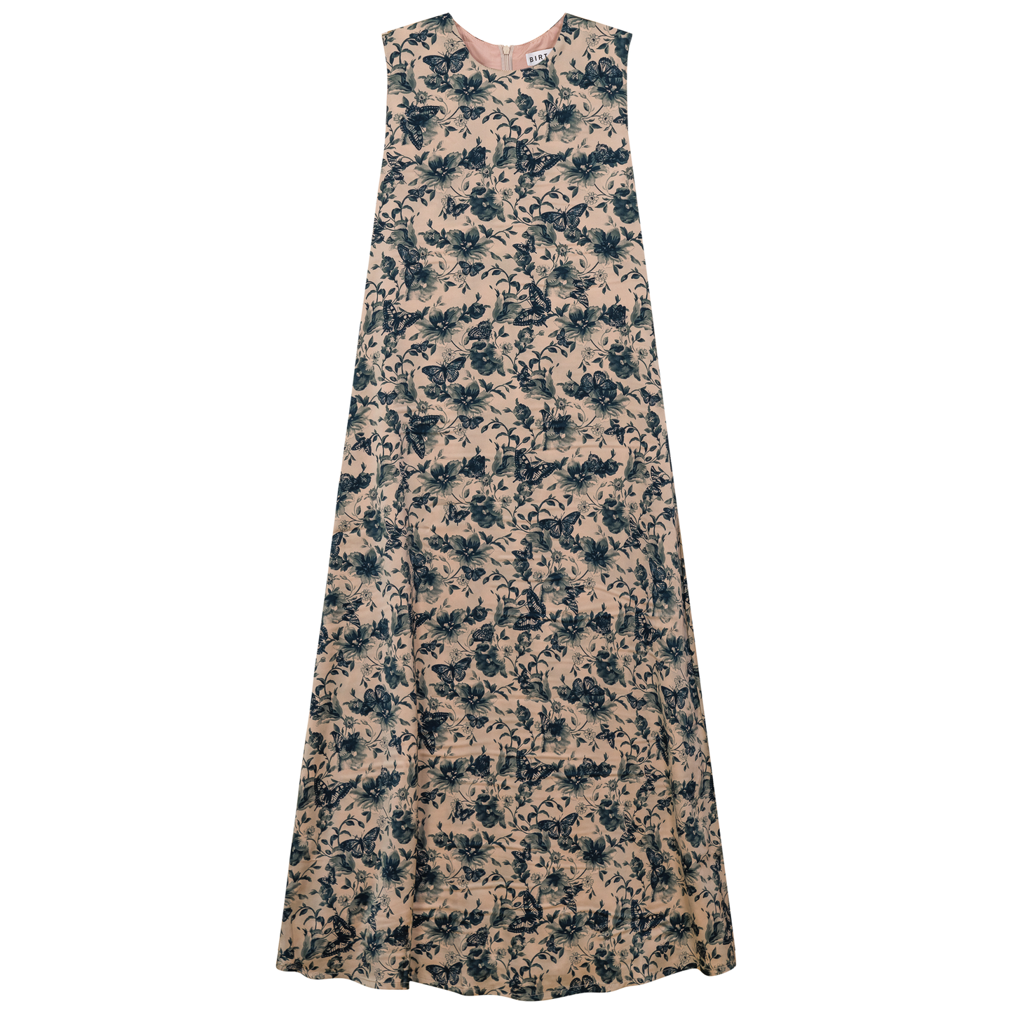 Printed Satin A Line Jumper