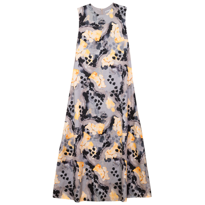 Printed Satin A Line Jumper