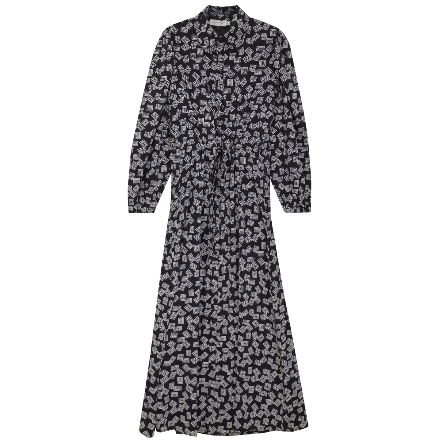 Chiffon Tie Shirt Dress