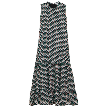 Printed Chiffon Tiered Jumper