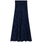 Paneled Acid Wash Maxi Skirt