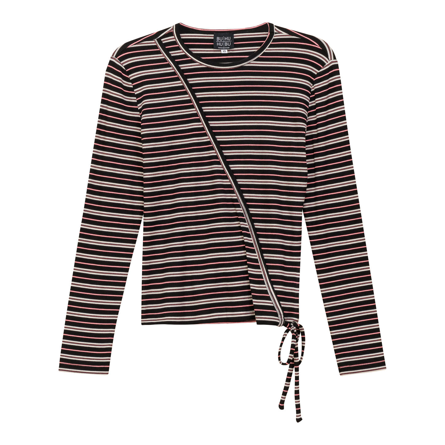 Striped Wrap Tee