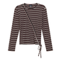 Striped Wrap Tee