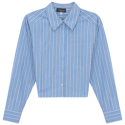 Cropped Striped Blouse