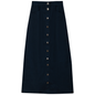 Cotton Maxi Button Skirt