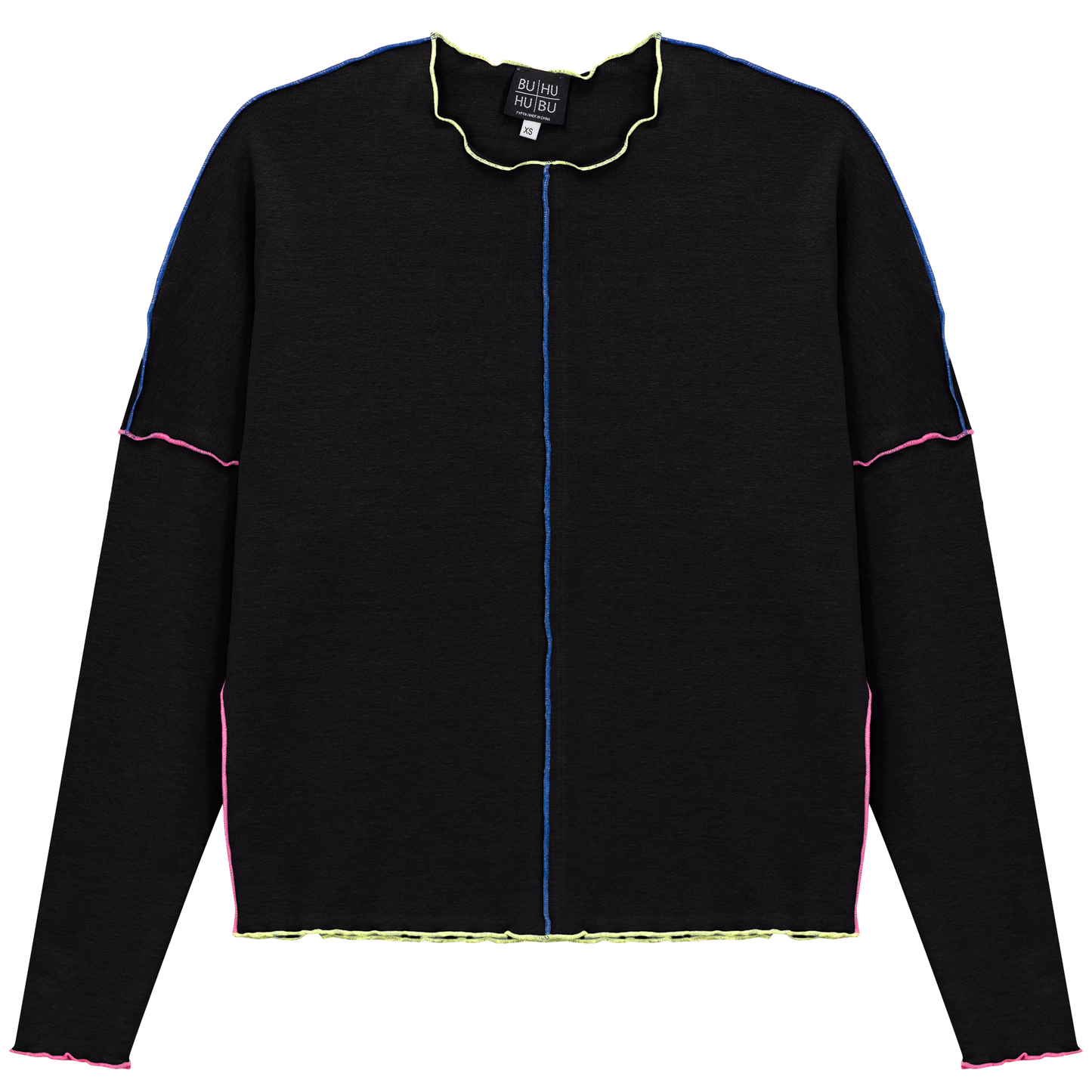 Contrast Top Stitch Top