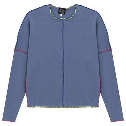 Contrast Top Stitch Top