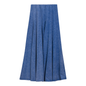 Mineral Wash Panel Midi Skirt