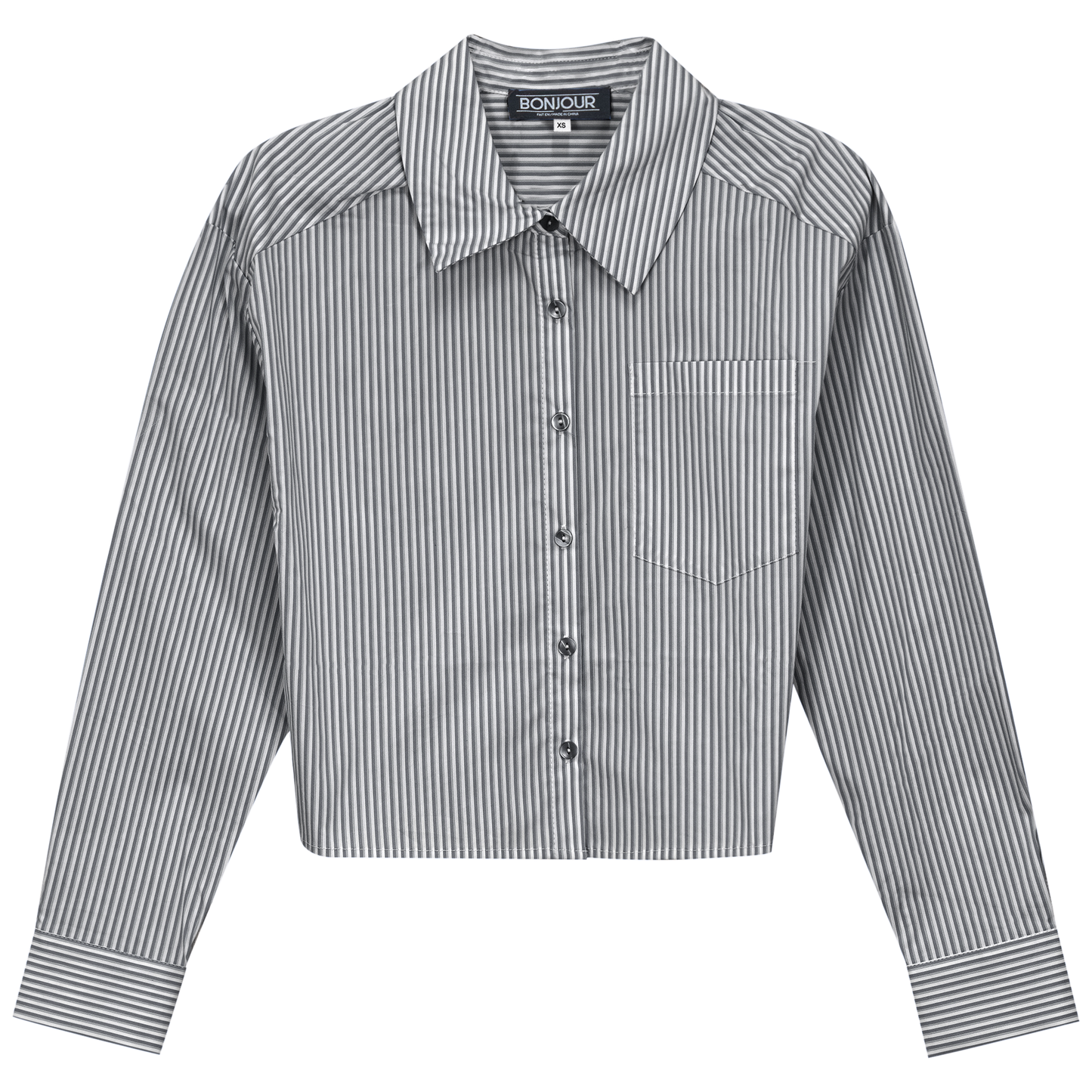 Cropped Stripped Blouse