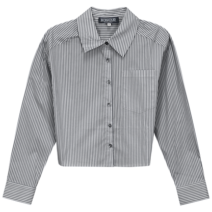Cropped Stripped Blouse