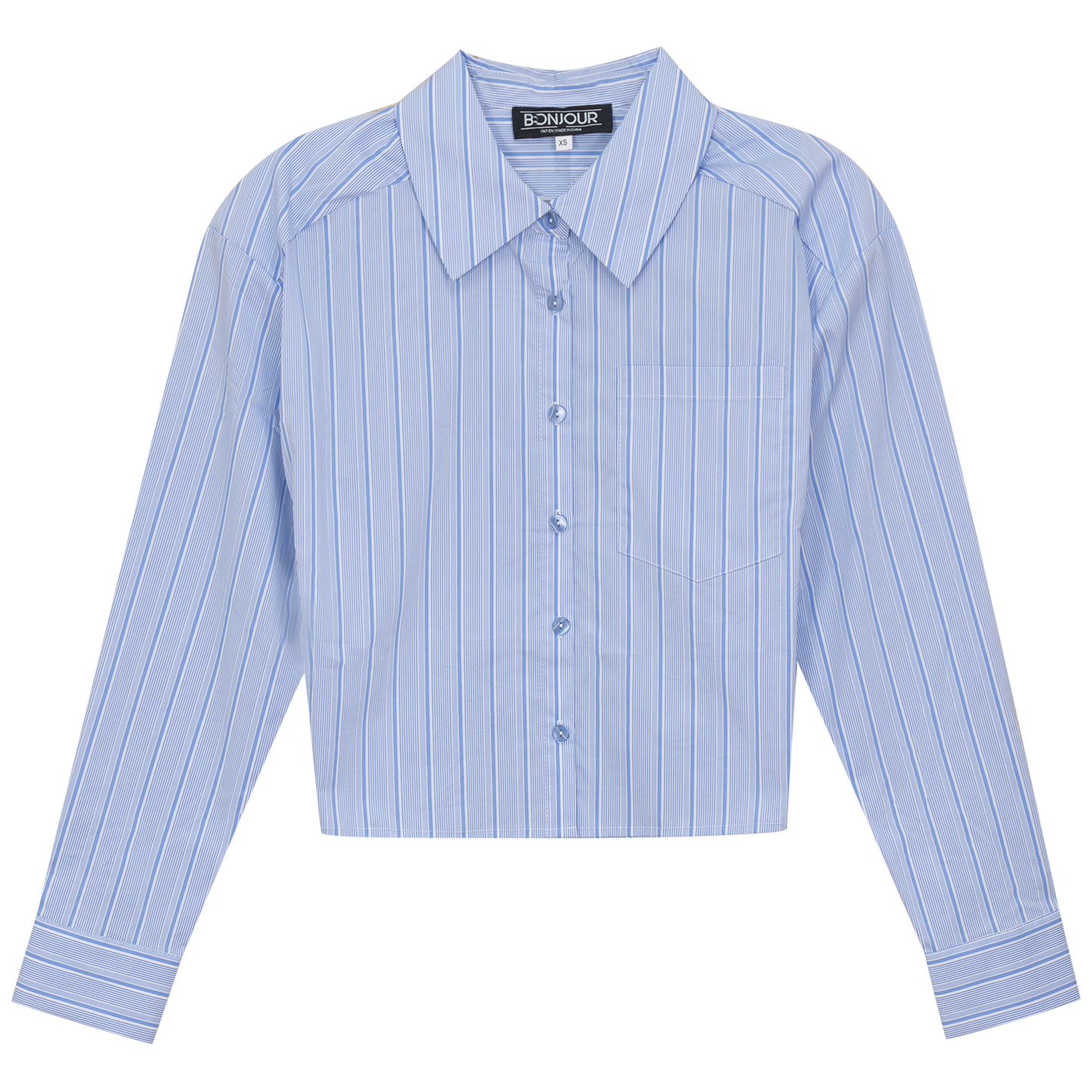 Cropped Stripped Blouse