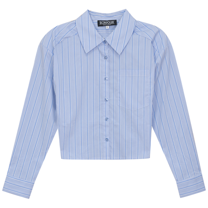 Cropped Stripped Blouse