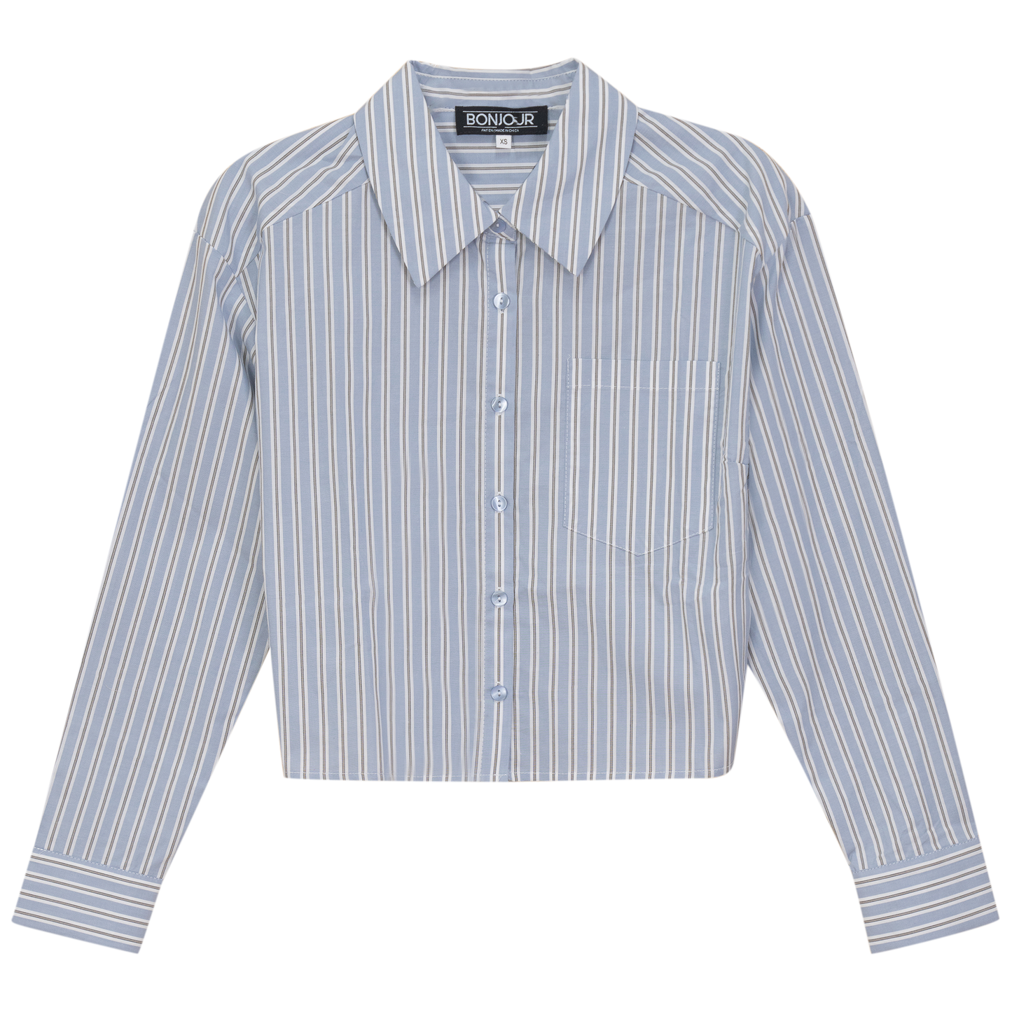 Cropped Stripped Blouse