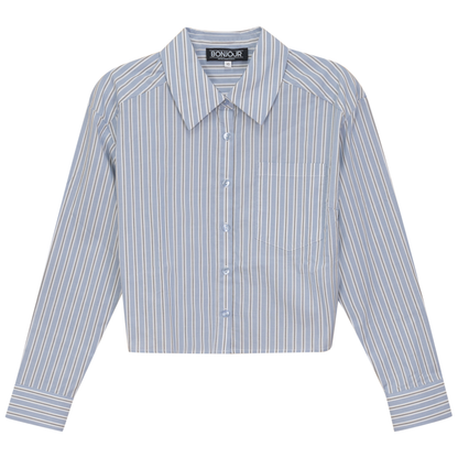 Cropped Stripped Blouse
