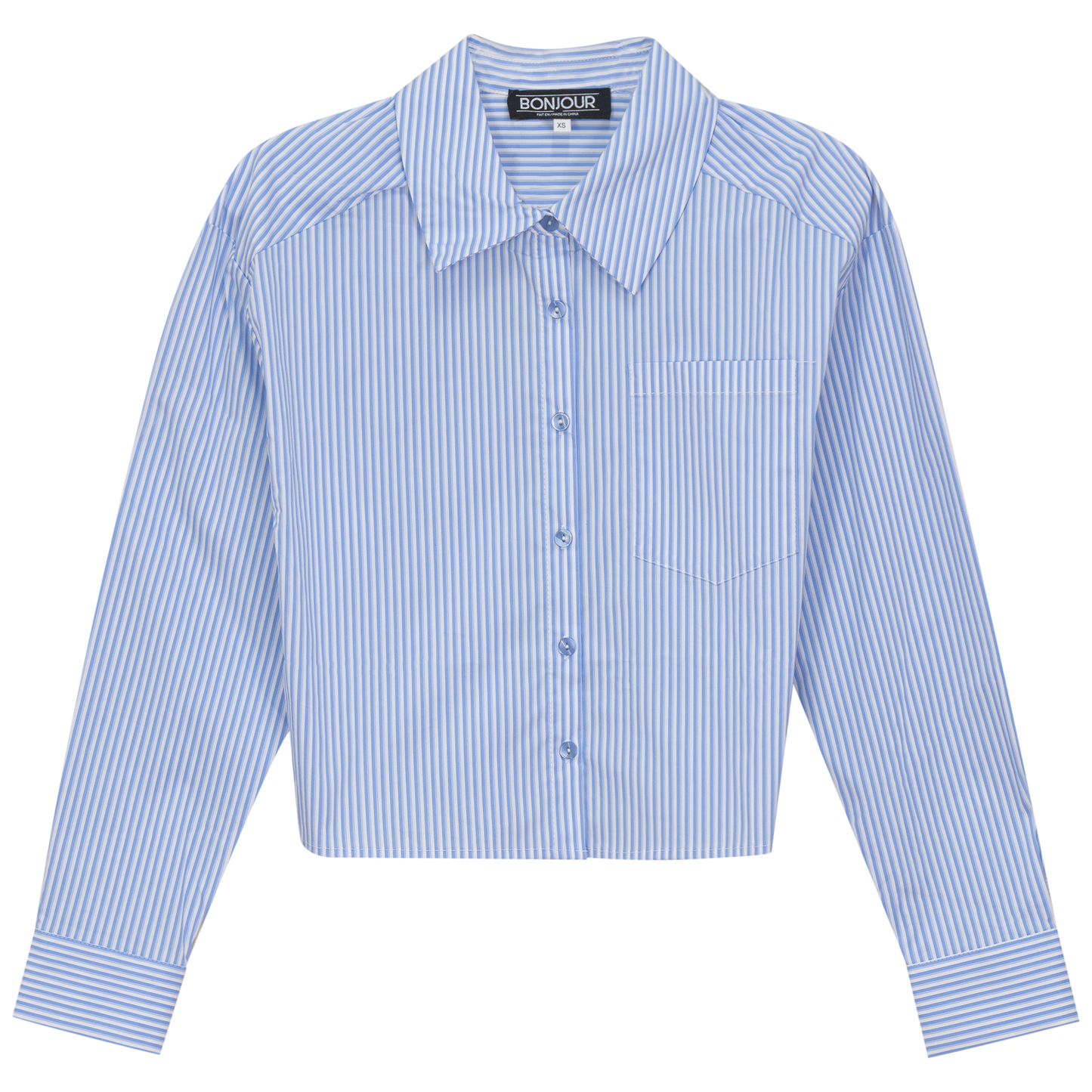 Cropped Stripped Blouse