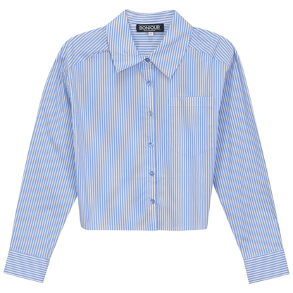 Cropped Stripped Blouse