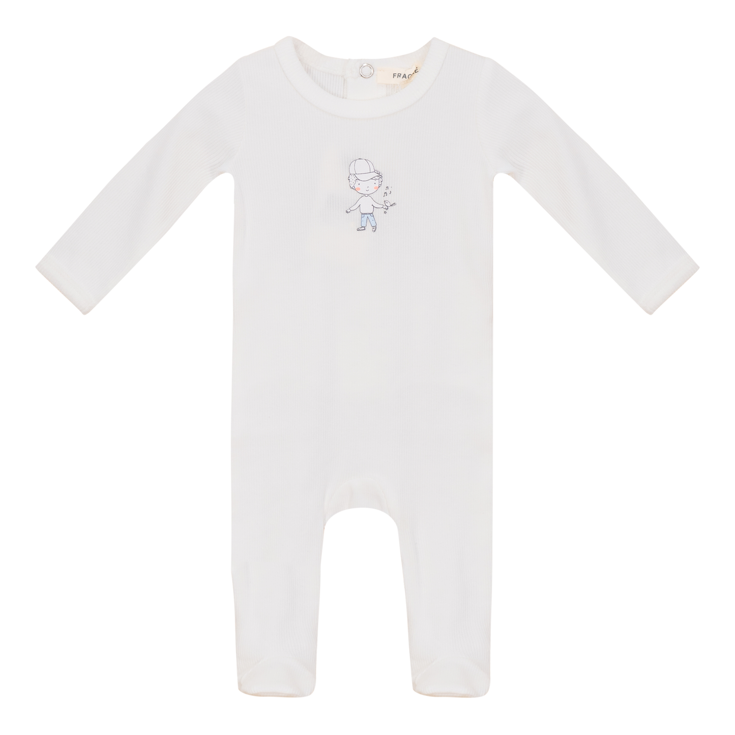 Boy and Girl Print Onesie