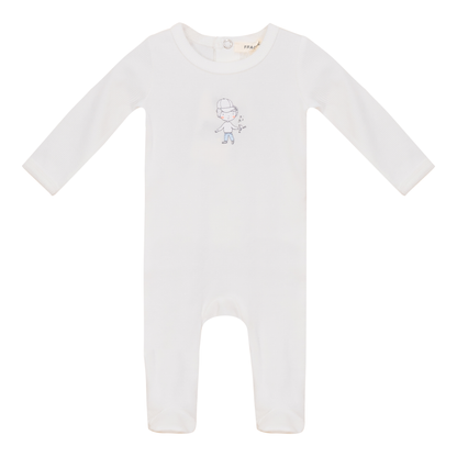 Boy and Girl Print Onesie