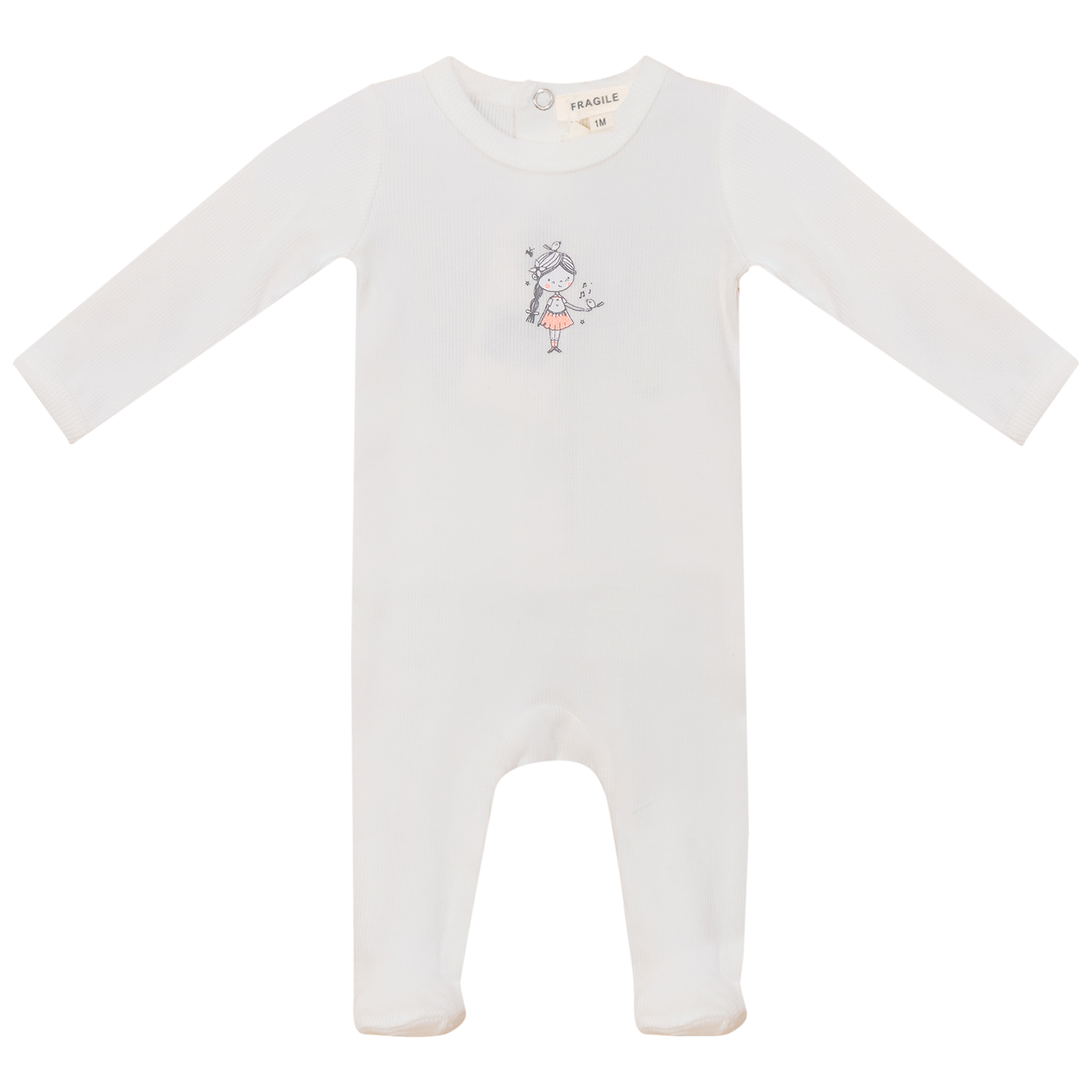 Boy and Girl Print Onesie
