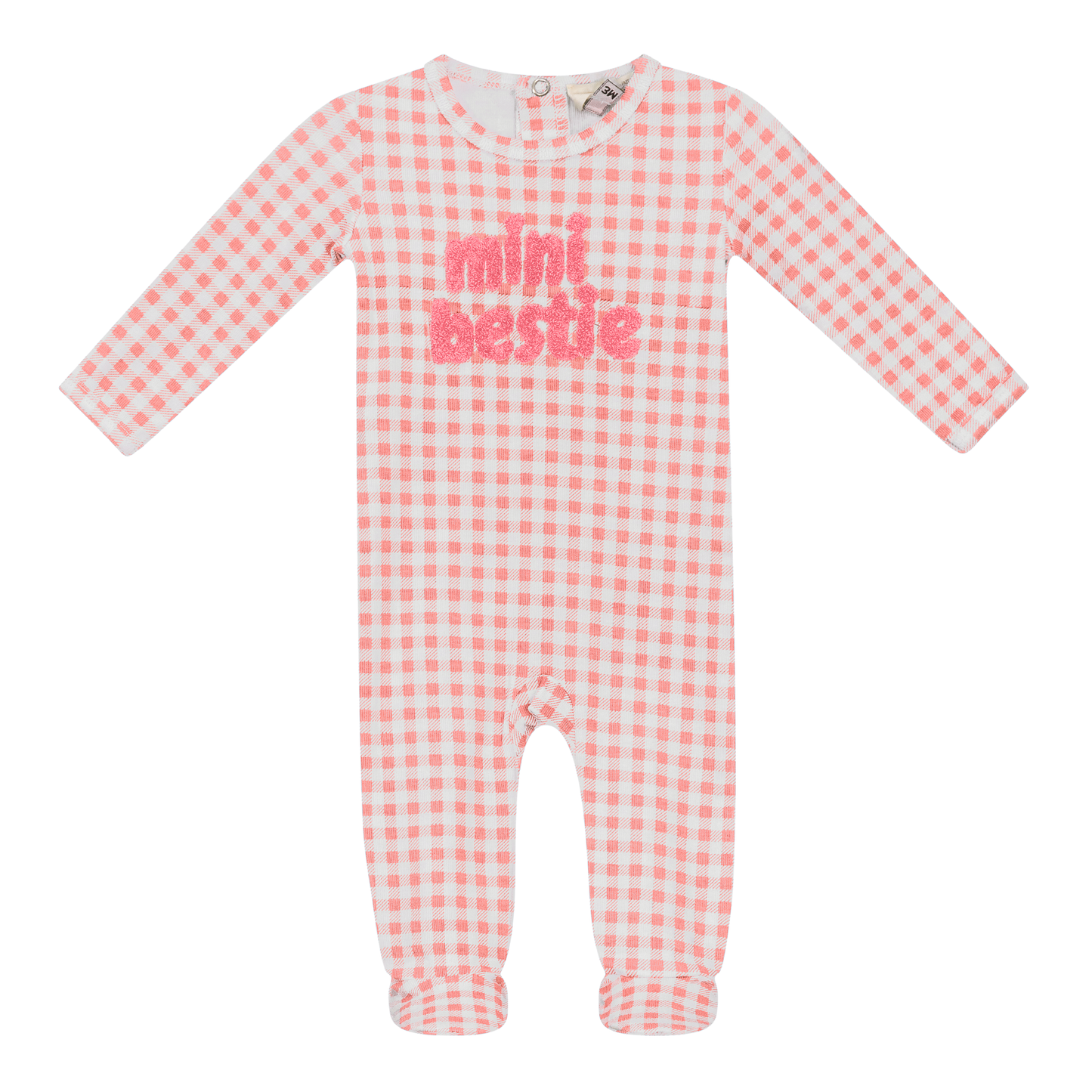Checkered Mini Bestie Onesie