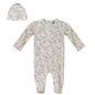 Leaves and Bird Print Onesie Set