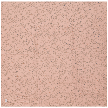 Leaves and Bird Print Swaddle