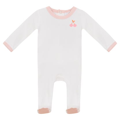 Cherry Print Rib Onesie